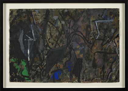《森林》（1949） by Perle Fine