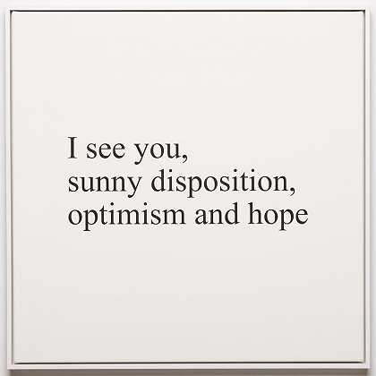 我看到你阳光的性格、乐观和希望（2020-21） by Wayne Youle