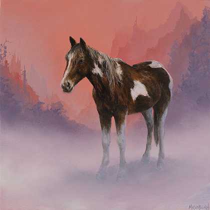 雾中的马（2020） by Brian Mashburn