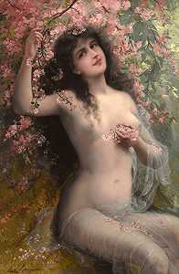 《花丛中》（1904） by EMILE VERNON