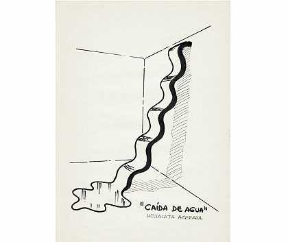 以同样的方式设计重要的变体。瀑布（约1966-1967年） by Juan Pablo Renzi