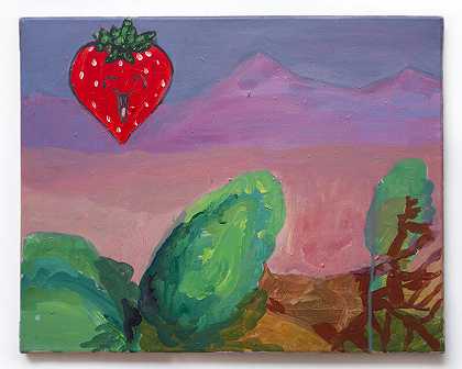 草莓景观（2020年） by Silvina Sícoli