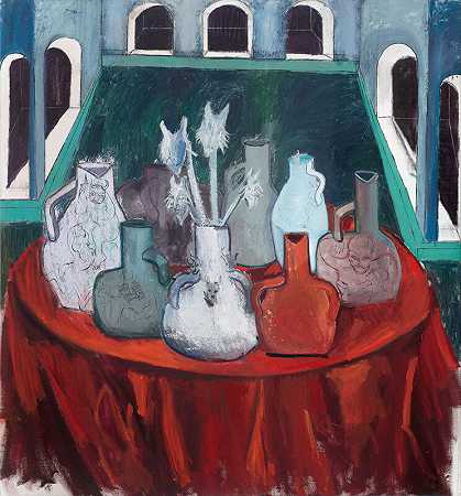 中世纪Interiror和Ghost花瓶（2021） by Tincuta Marin