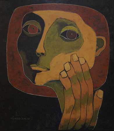 特努拉（1978） by Oswaldo Guayasamín
