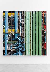 Beauburg#5（Centre Pompidou系列）（2021） by Hildebrando de Castro