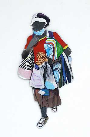 小贩共和国十七（塑料袋）（2021年） by Wanjohi Maina