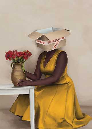 黄色连衣裙（2021） by Charlene Komuntale