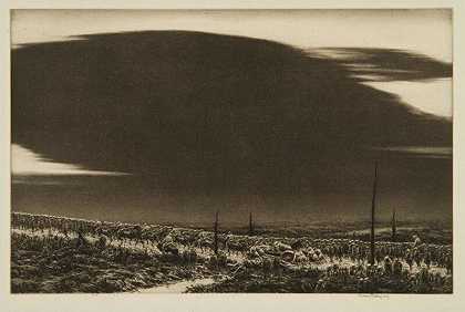 1918年9月13日，圣米希尔（大黑云）（1934年） by Kerr Eby