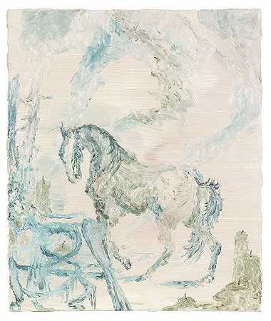 Riddinger（2020）的一匹马 by Jan Eustachy Wolski