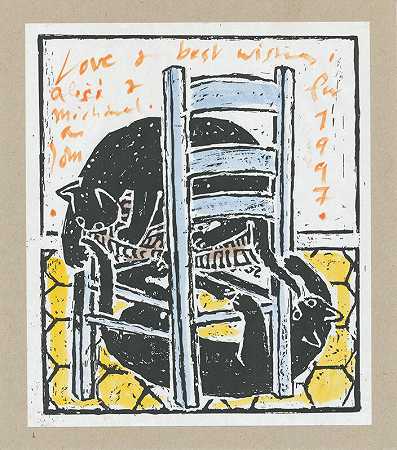 猫与椅子（1997） by John Craxton