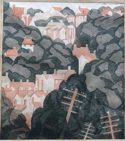 多塞特镇（1935） by William Greengrass