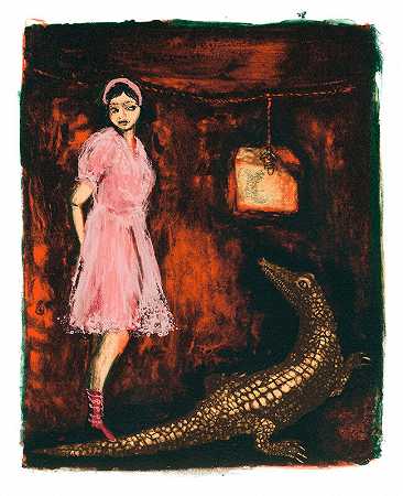 一个现代的野兽——鳄鱼（2004） by Ana Maria Pacheco