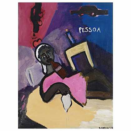 Sad Maria Reads Pessoa（2019） by Cassi Namoda