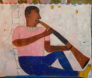 Didgeridoo Player（2020） by Joachim Lambrechts