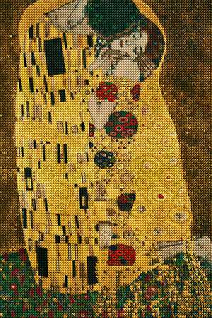 《在维也纳吻你》，Klimt（2014）之后， by Alex Guofeng Cao