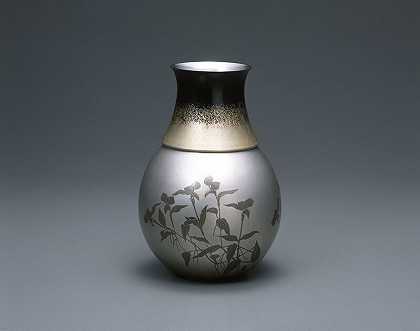 花瓶“露草”（2003） by Okuyama Hoseki