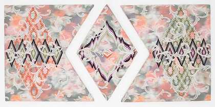 某种倾斜的光线（钻石迷宫般的路径）（2020） by Cecilia Charlton