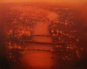 橙色泰晤士河（2020） by Jenny Pockley