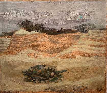 砾石坑（1947） by Prunella Clough