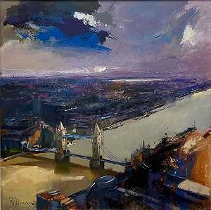 清除泰晤士河上的风暴（2020年） by Peter Wileman