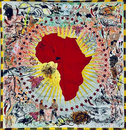 神奇的非洲联盟。系列：思考非洲的未来（2020） by René Tavares