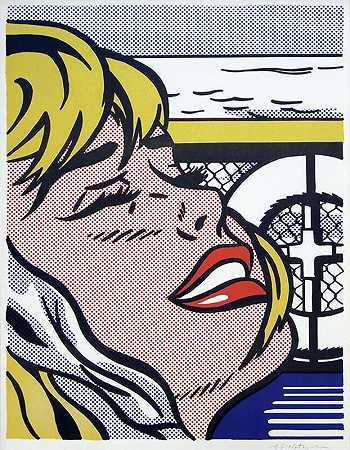 船上女孩（1965） by Roy Lichtenstein