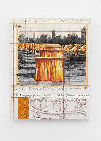 大门（中央公园项目）（2003） by Christo