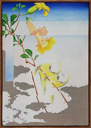 Double Bird II（Hiroshige之后）（2020年） by Lennart Rieder