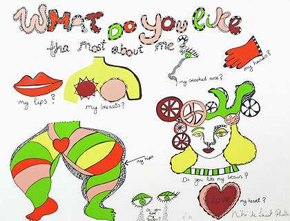 你最喜欢我的什么？(1970) by Niki de Saint Phalle