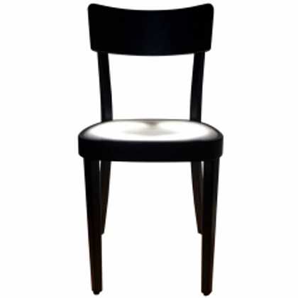 荷兰设计的黑色漆木霓虹灯椅子（2000年） by Horgen Glarus