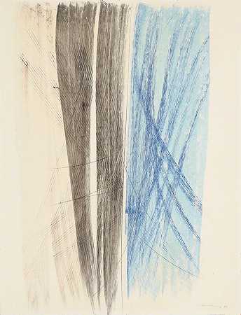 P1960-308（1960） by Hans Hartung