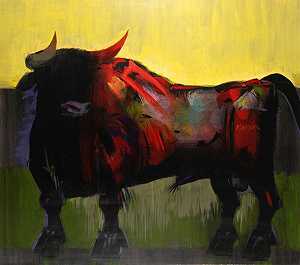 Toro（CA 1980） by Alejandro Obregón