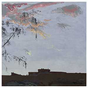 桦树枝和云（2004） by Raphael Egil