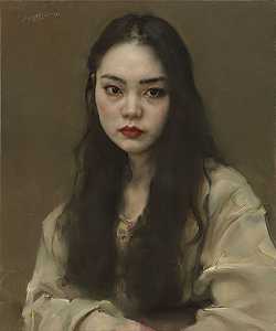 小曹肖像之二  Xiao Cao No.2 (2020) by Pang Maokun