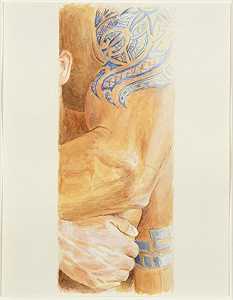 无标题（“纹身拥抱”（2020年） by Joanne Tod