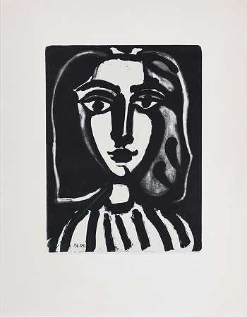 Jeune Femme（1949） by Pablo Picasso