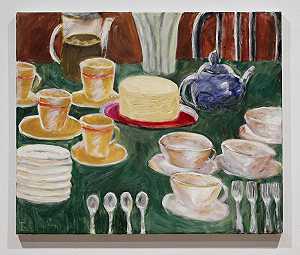 蛋糕与茶（2020） by Gathie Falk