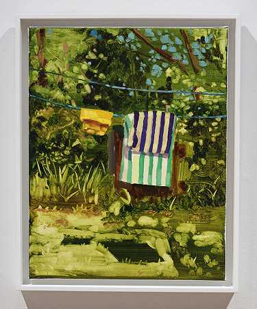 条纹毛巾（2020年） by Keiran Brennan Hinton