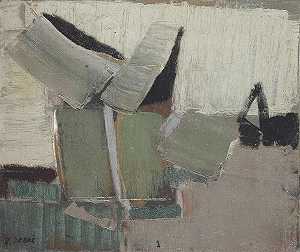 无标题（约1956-1958年） by Olivier Debré