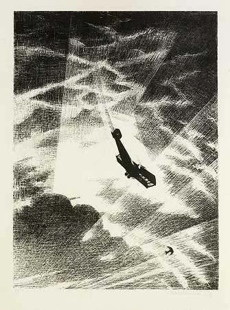 俯冲一辆陶贝（1917年） by Christopher Richard Wynne Nevinson