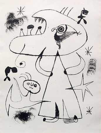 巴塞罗那：XXV（1939） by Joan Miró