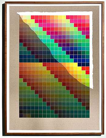 超越颜料从颜料到画布，从画布到颜料（颜色）#1第VIII号（2020） by Analía Saban