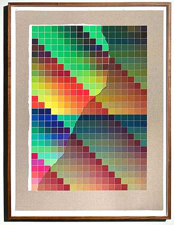超越颜料从颜料到画布，从画布到颜料（颜色）#1号X（2020） by Analía Saban