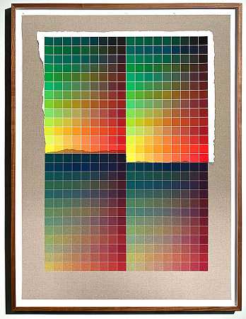 超越颜料从颜料到画布，从画布到颜料（颜色）#2第六号（2020） by Analía Saban