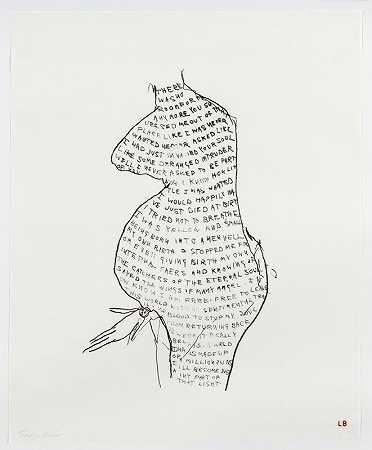 我刚出生时去世（2009-2010） by Louise Bourgeois & Tracey Emin