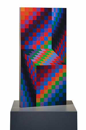 Axo 99（1988） by Victor Vasarely