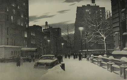 \\“纽约下第五大道\\”（1959年） by Stow Wengenroth