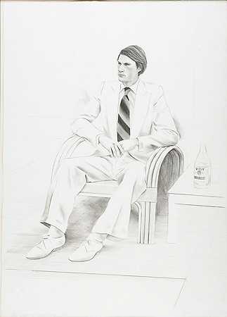 乔·麦克唐纳（1976） by David Hockney