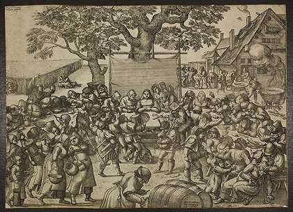 大型婚宴（1560） by Peter van der Borcht
