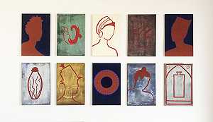 各种肖像和图案（1998-2000） by Liv Mette Larsen
